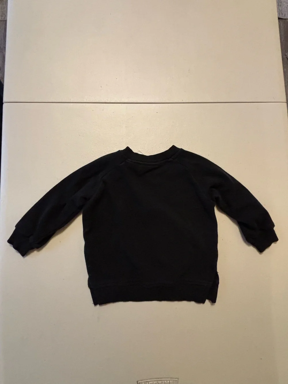 the Rolling Stones Black Kids Sweatshirt with Red Tongue Graphic 12M 0033S